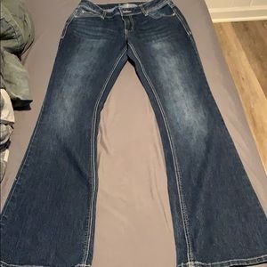 Maurices flared low rise jeans